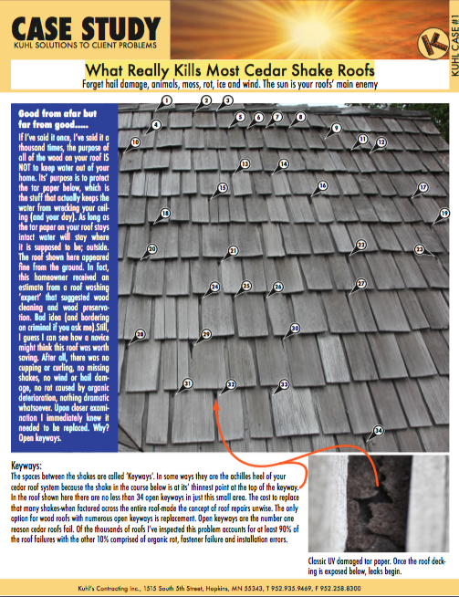 What Really Kills Most Cedar Shake Roofs